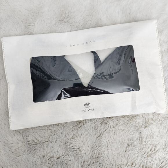 NEW Neiwai Pure Comfort Premium Triangle Black Women's Intimate Bra - Picture 8 of 10